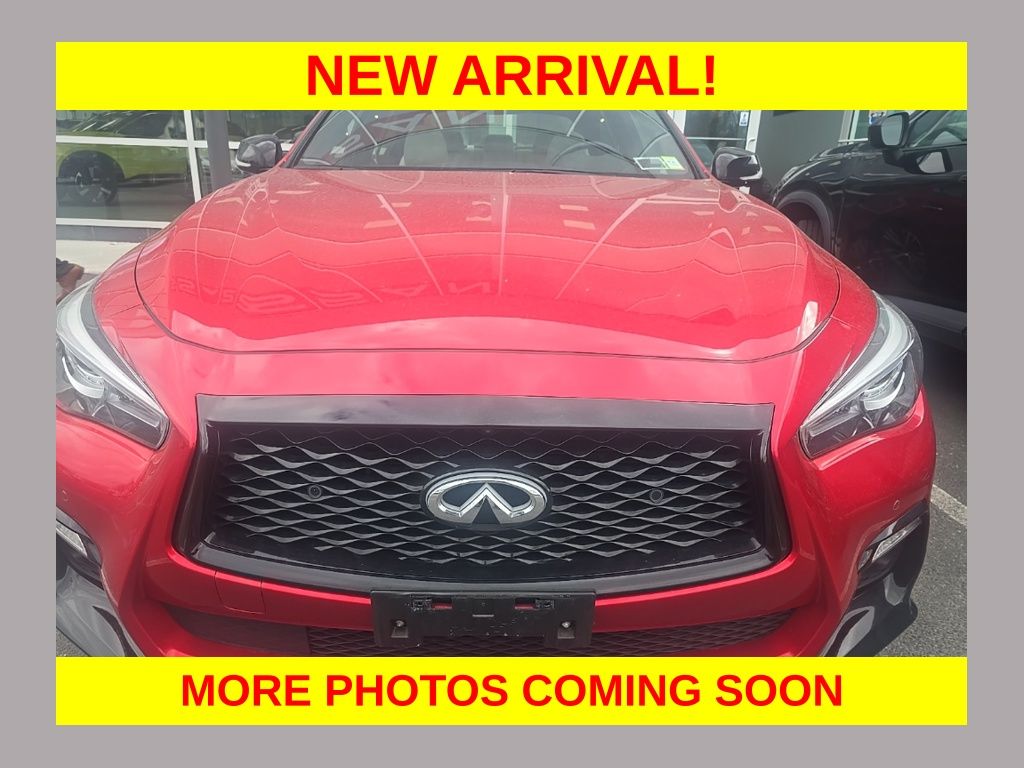 Dynamic Sunstone Red 2023 INFINITI Q50 Sensory AWD Sedan All-Wheel Drive 7-Speed Automatic Overdrive