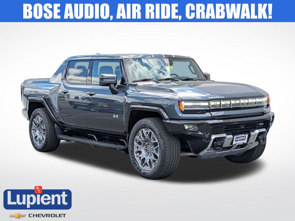 Gray (Graphite Blue Metallic) 2025 GMC Hummer EV Pickup Pickup Truck All-Wheel Drive 1-Speed Automatic