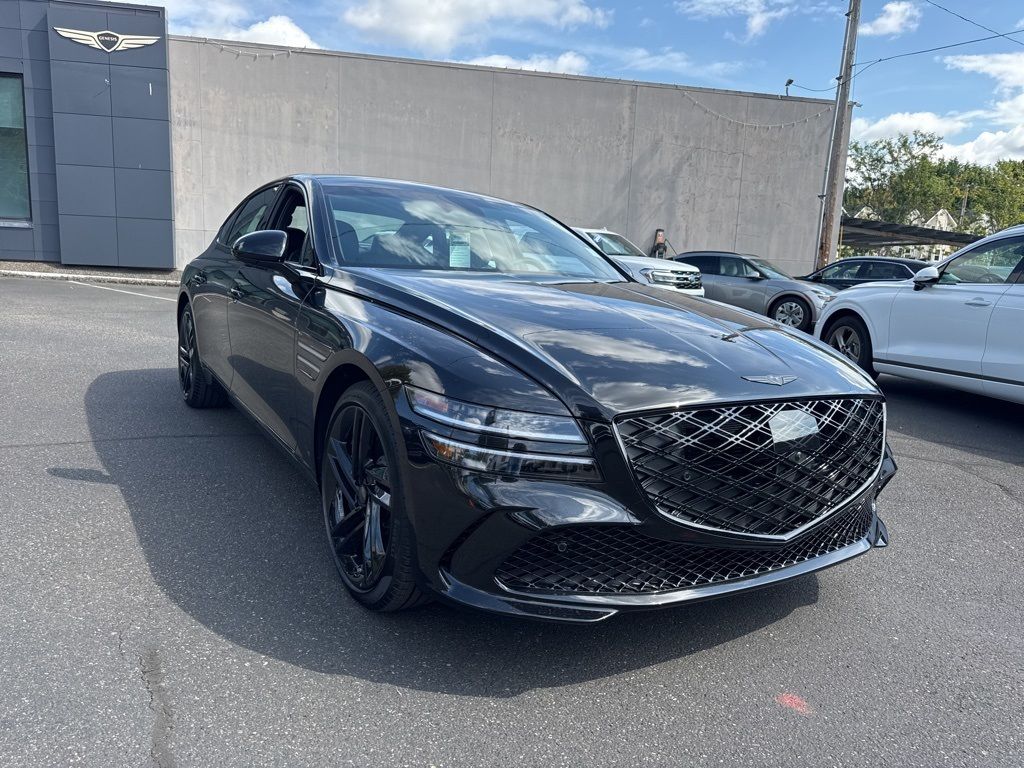 Vik Black 2026 Genesis G80 3.5T Prestige Black AWD Sedan All-Wheel Drive 8-Speed Automatic