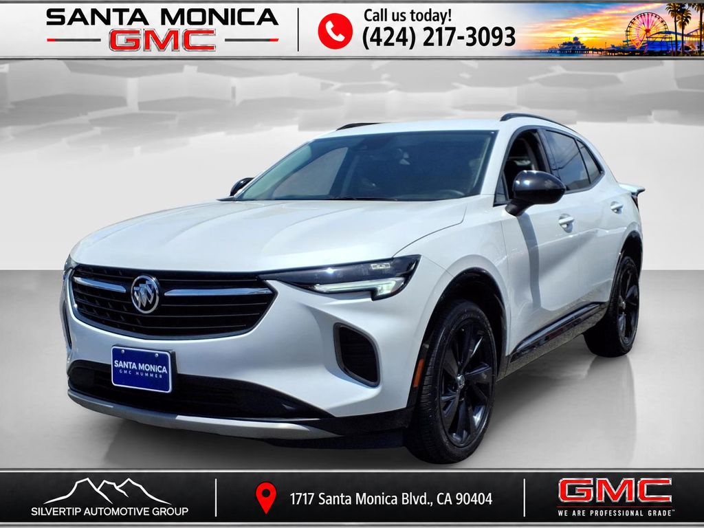 White Frost Tricoat 2023 Buick Envision SUV / Crossover Front-Wheel Drive 9-Speed Automatic