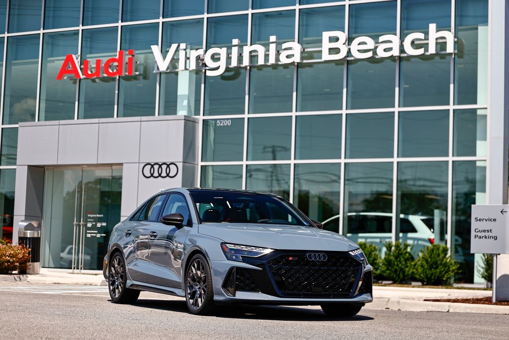 Kemora Gray Metallic 2026 Audi RS 3 Sedan All-Wheel Drive 7-Speed Automatic