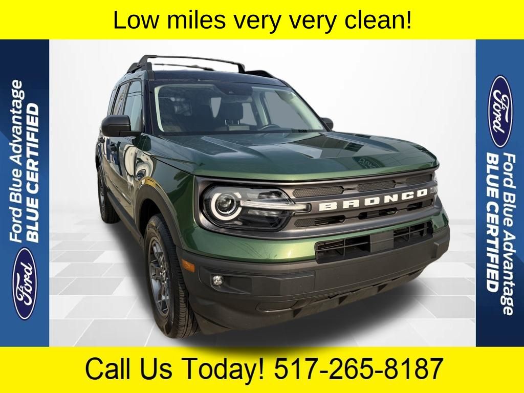 Green Metallic 2023 Ford Bronco Sport SUV / Crossover All-Wheel Drive 8-Speed Automatic