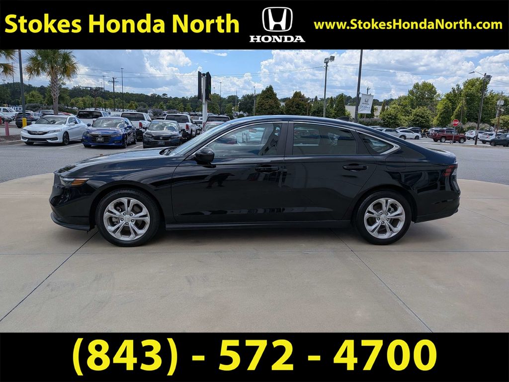 2025 Honda Accord LX Black at Stokes Honda North