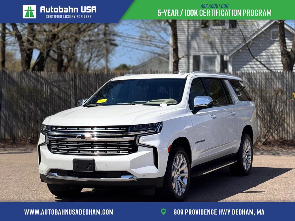 White (Iridescent Pearl Tricoat) 2021 Chevrolet Suburban Premier 4WD SUV / Crossover Four-Wheel Drive