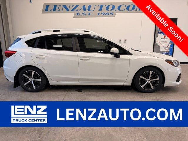 Crystal White Pearl 2020 Subaru Impreza 2.0i Premium Hatchback AWD Hatchback All-Wheel Drive Continuously Variable Transmission