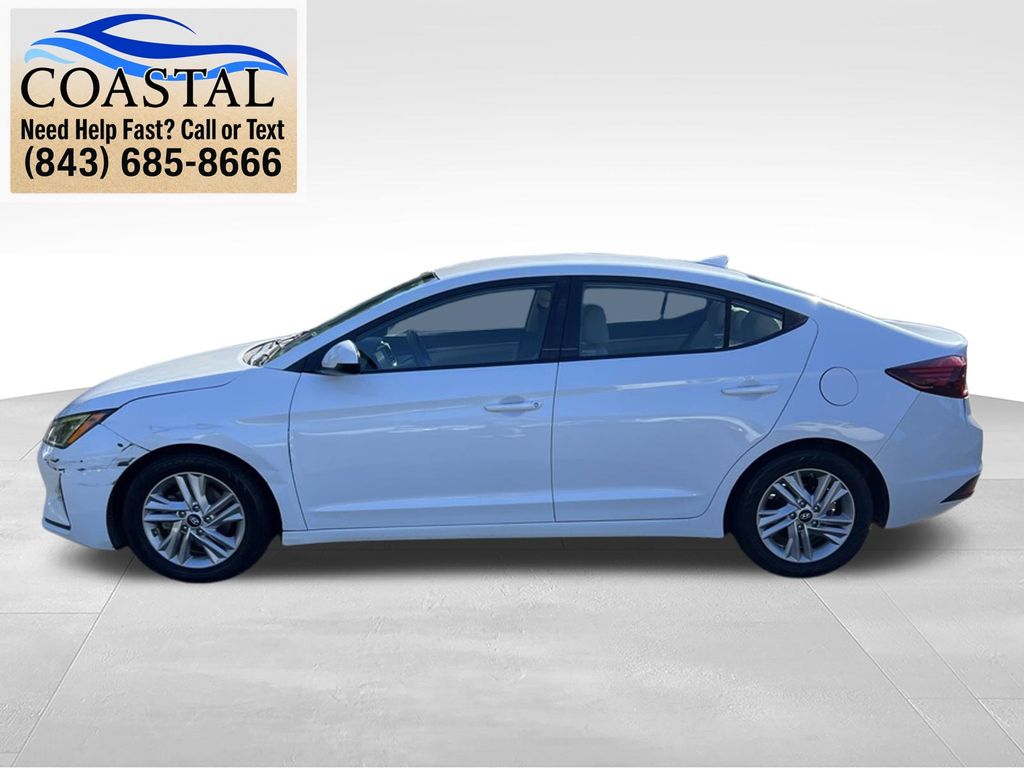 2020 Hyundai Elantra SEL White at Stokes Honda North