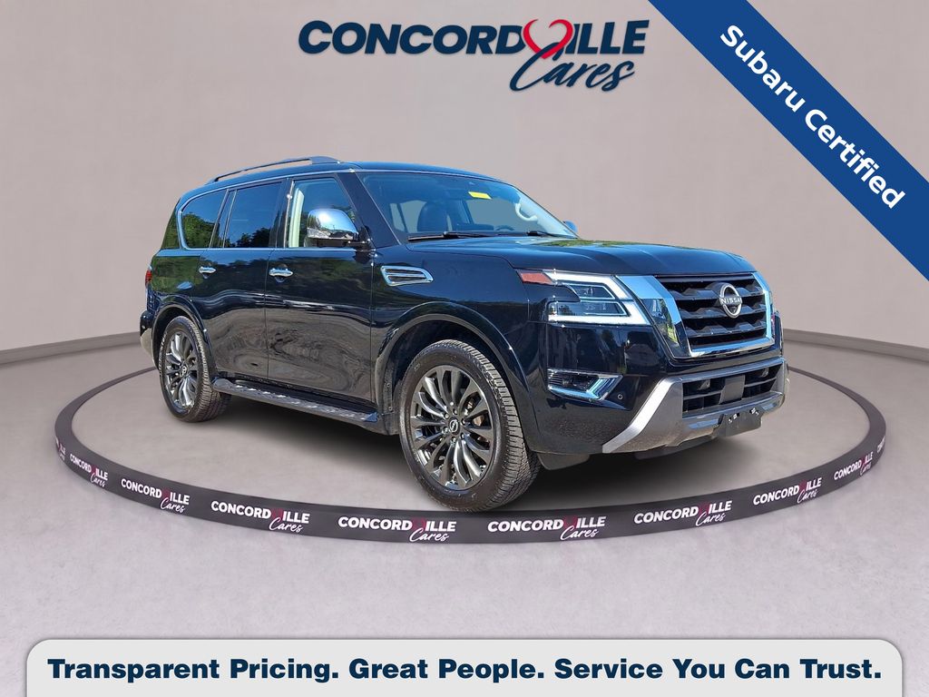 Super Black 2024 Nissan Armada SUV / Crossover 4X2 7-Speed Automatic