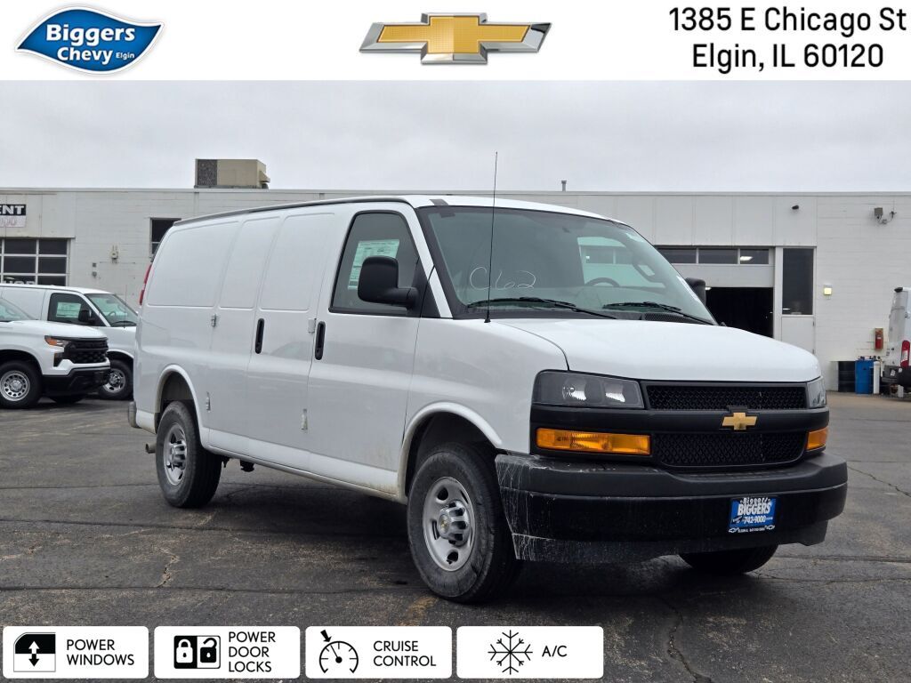 Summit White 2026 Chevrolet Express Cargo 2500 RWD Van Rear-Wheel Drive 8-Speed Automatic Overdrive