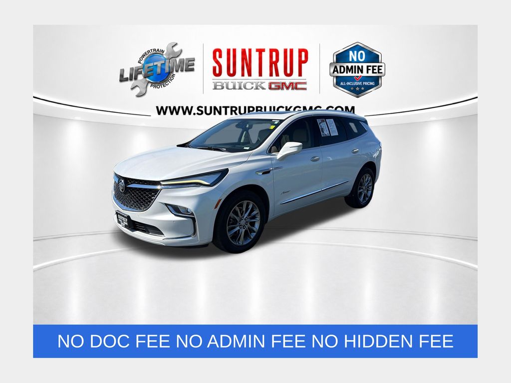 White Frost Tricoat 2023 Buick Enclave SUV / Crossover Four-Wheel Drive 9-Speed Automatic