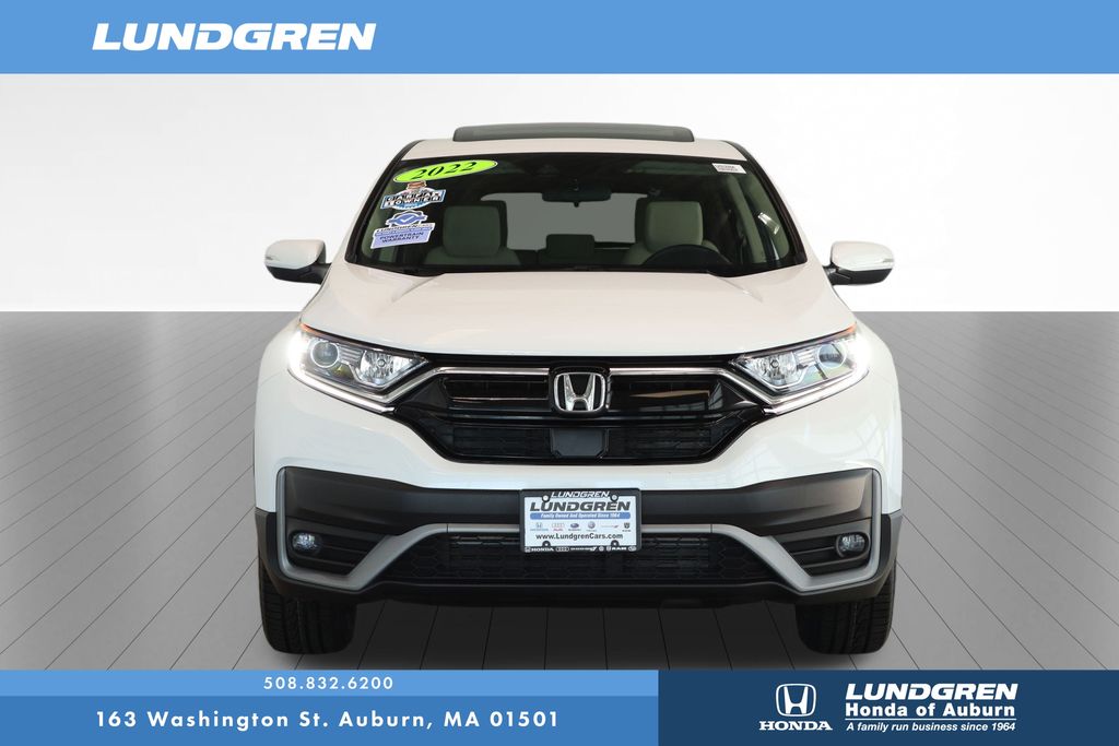 Used 2022 Honda CR-V EX with VIN 2HKRW2H52NH652565 for sale in Auburn, MA