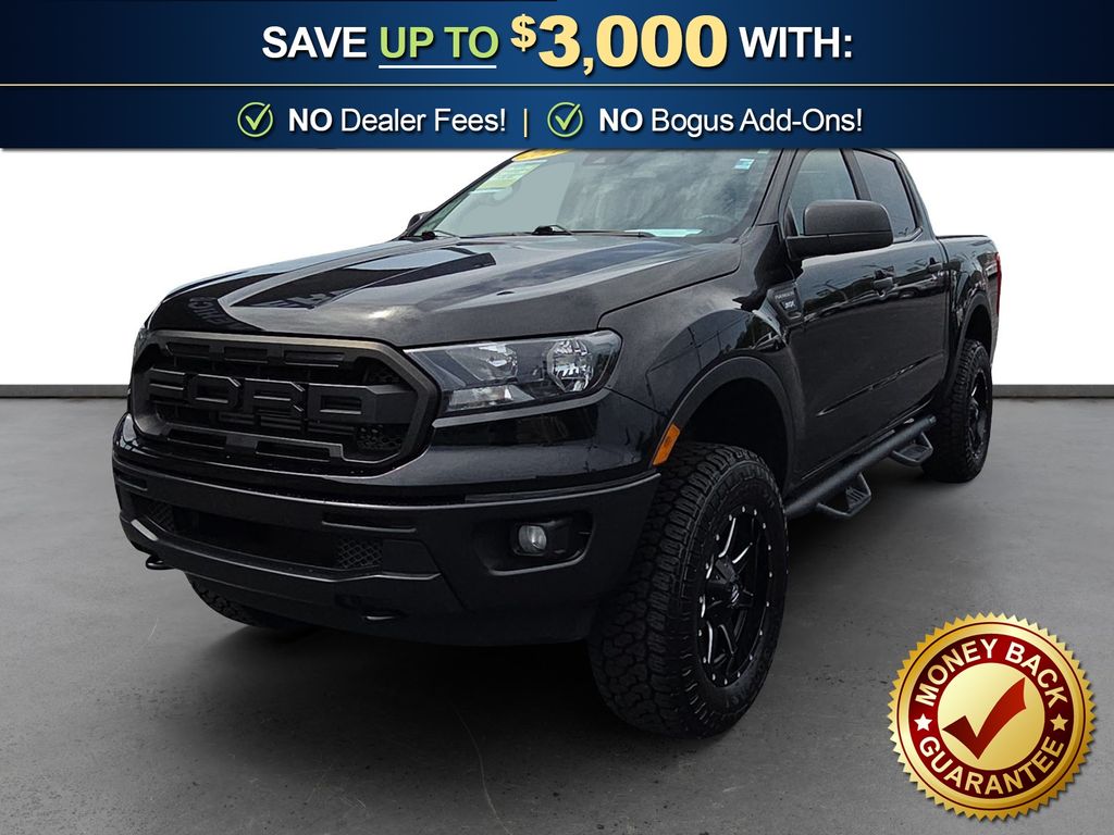 Shadow Black 2021 Ford Ranger Pickup Truck Four-Wheel Drive Automatic