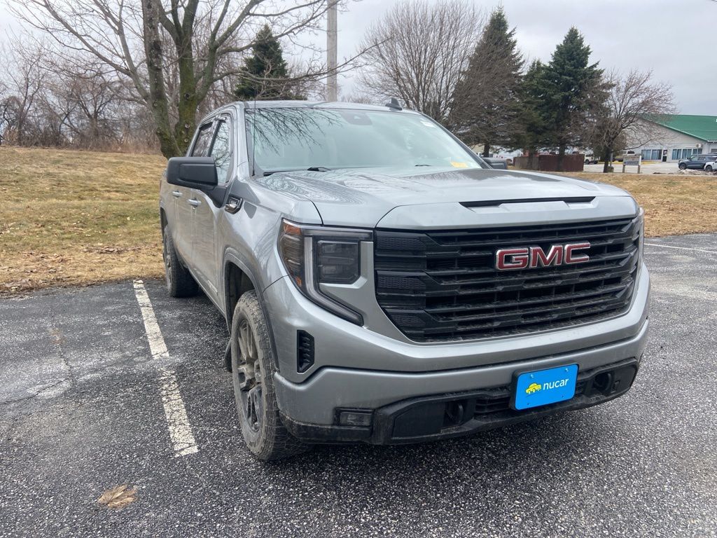 Sterling Metallic 2023 GMC Sierra 1500 Elevation Crew Cab 4WD Pickup Truck Four-Wheel Drive Automatic