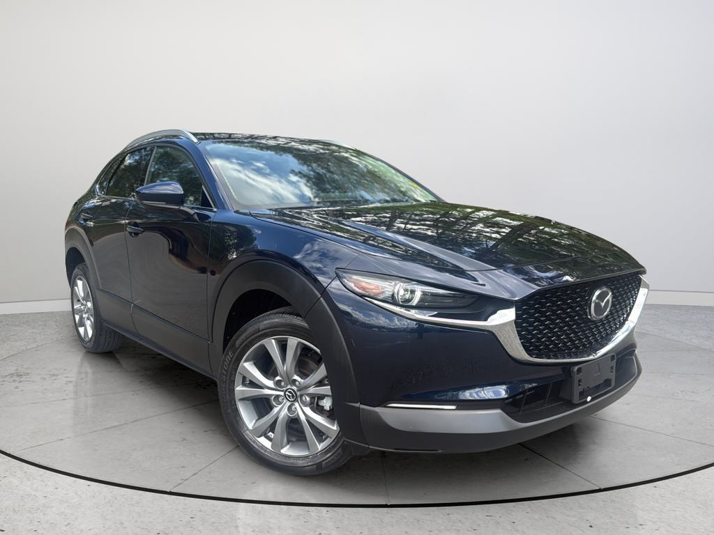 Deep Crystal Blue Mica 2023 Mazda CX-30 2.5 S Premium AWD SUV / Crossover All-Wheel Drive 6-Speed Automatic