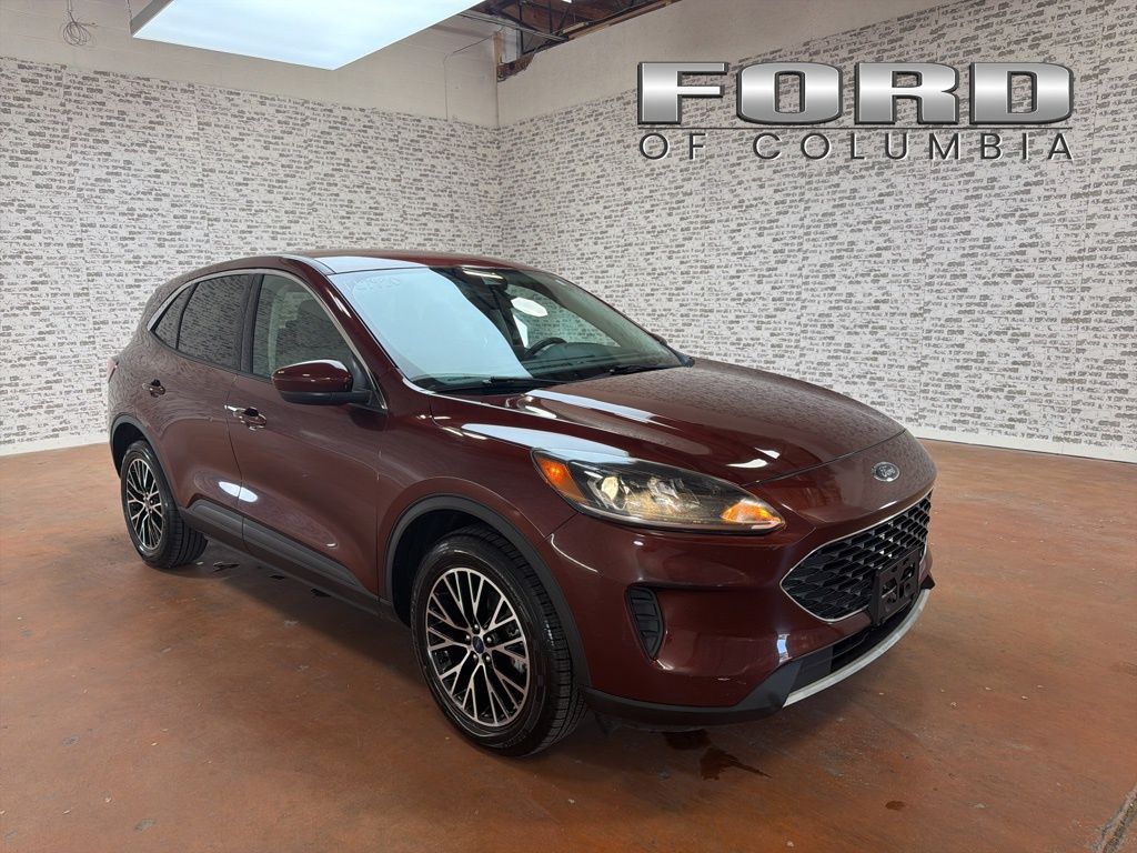 Red (Bronze Fire Metallic) 2021 Ford Escape Hybrid Plug-in SE FWD SUV / Crossover Front-Wheel Drive Continuously Variable Transmission