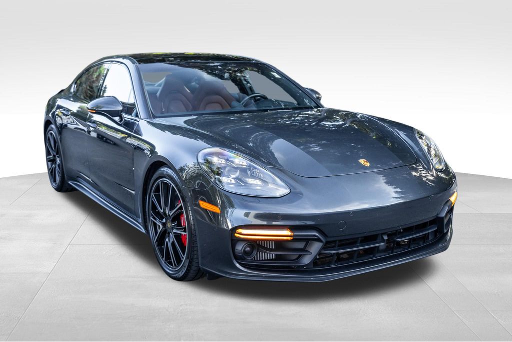 Gray (Volcano Grey Metallic) 2020 Porsche Panamera Sedan All-Wheel Drive 8-Speed Automatic