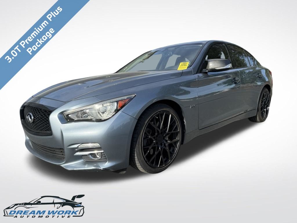 Hagane Blue 2016 INFINITI Q50 3.0t Premium RWD Sedan Rear-Wheel Drive 7-Speed Automatic