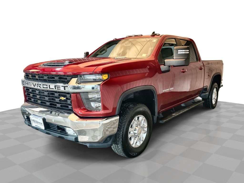 Cherry Red Tintcoat 2021 Chevrolet Silverado 3500HD Pickup Truck Four-Wheel Drive Automatic