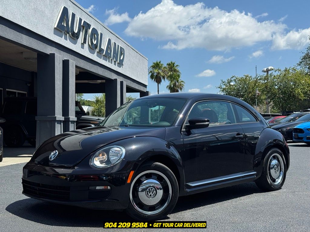 Deep Black 2016 Volkswagen Beetle Hatchback Front-Wheel Drive 6-Speed Automatic