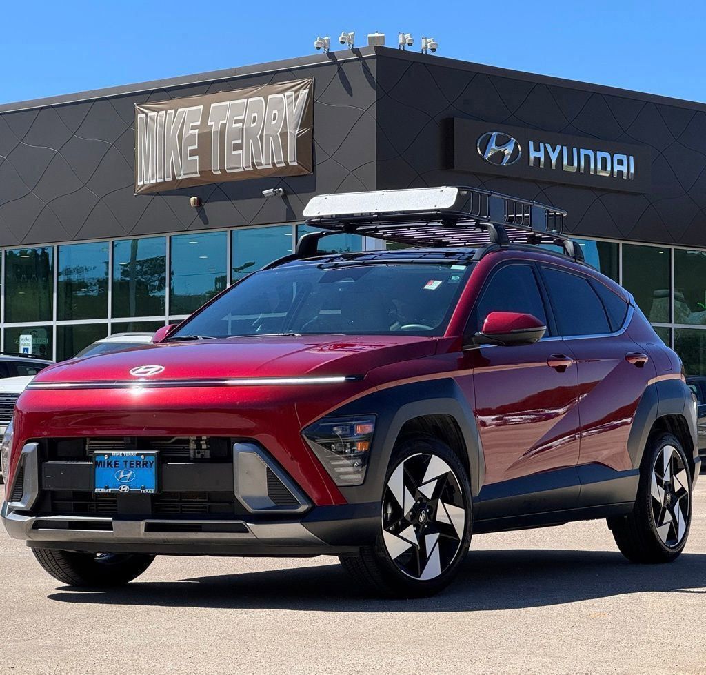 Red Metallic 2025 Hyundai Kona Limited FWD SUV / Crossover Front-Wheel Drive 8-Speed Automatic