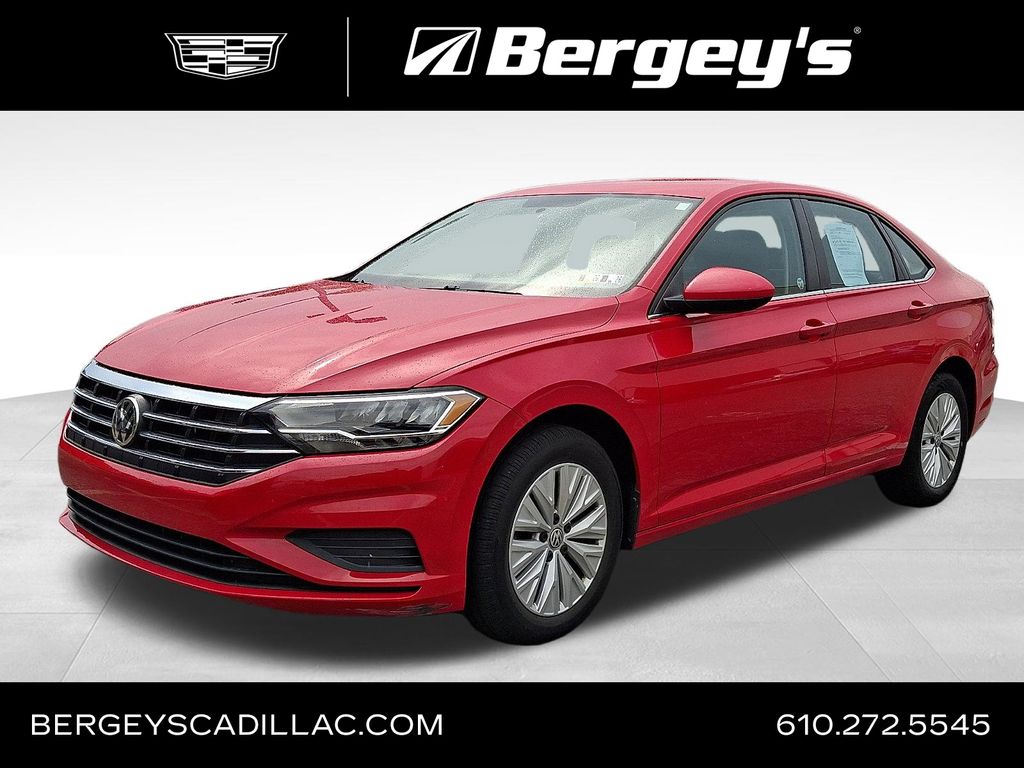 Tornado Red 2019 Volkswagen Jetta Sedan Front-Wheel Drive 8-Speed Automatic