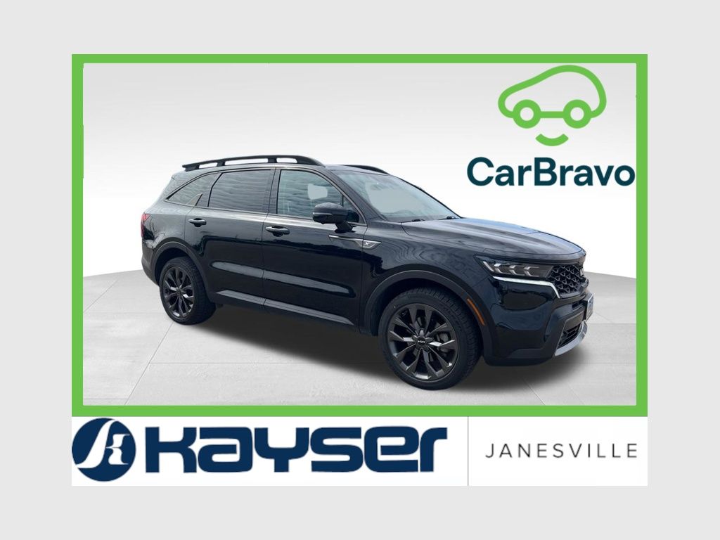 Ebony Black 2022 Kia Sorento X-Line SX Prestige AWD SUV / Crossover All-Wheel Drive 8-Speed Dual Clutch