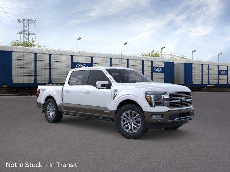 White Metallic 2026 Ford F-150 King Ranch SuperCrew 4WD Pickup Truck Four-Wheel Drive Automatic