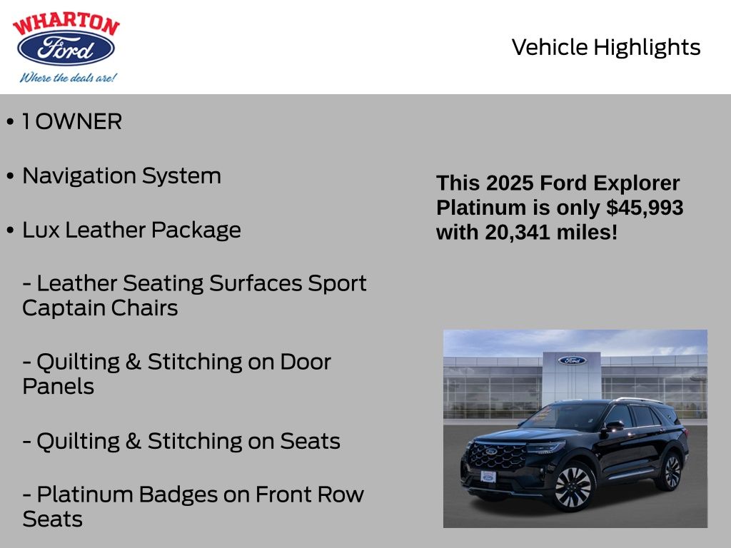 2025 Ford Explorer Platinum - 5