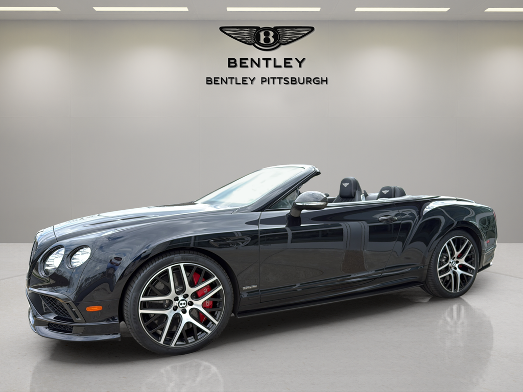 Onyx 2018 Bentley Continental Supersports Convertible AWD Convertible All-Wheel Drive 8-Speed Automatic