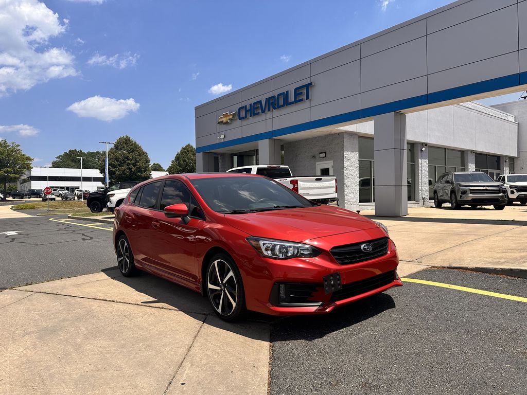Red Pearl 2023 Subaru Impreza Wagon All-Wheel Drive Continuously Variable Transmission