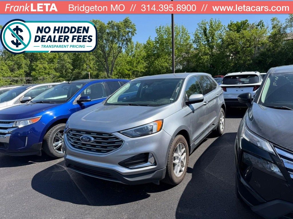 Silver Metallic 2022 Ford Edge SUV / Crossover All-Wheel Drive 8-Speed Automatic