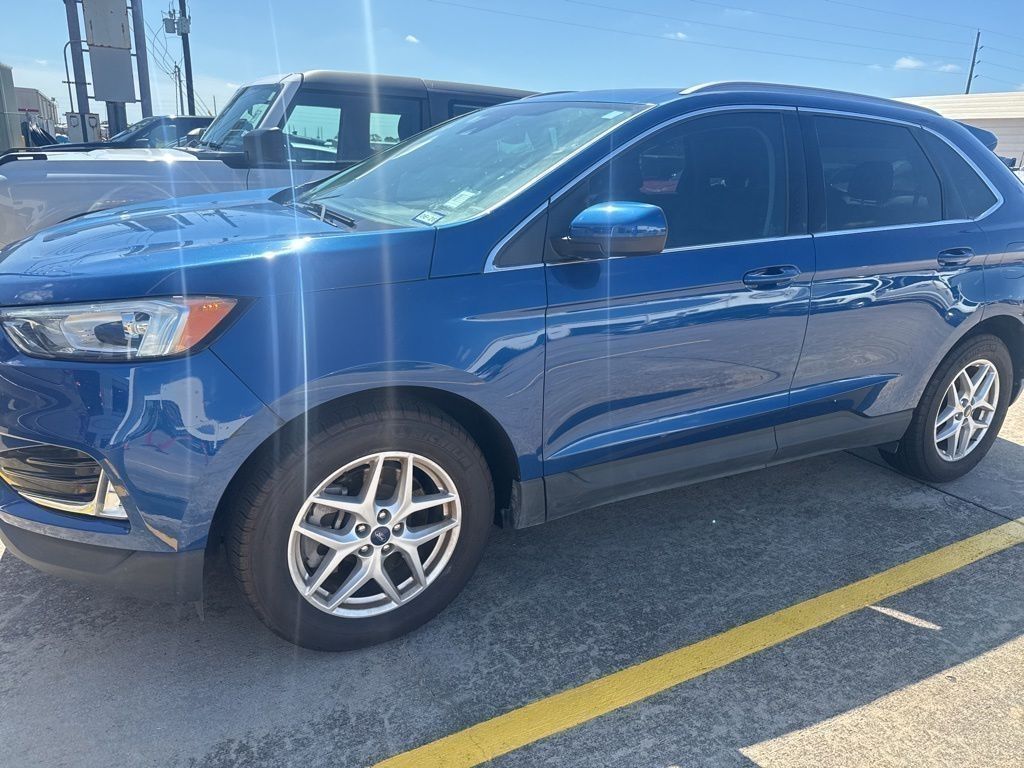 2021 Ford Edge SEL Blue at Cook Ford