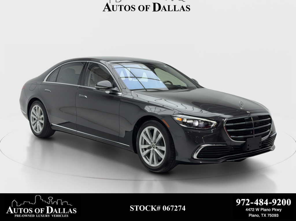 Gray 2022 Mercedes-Benz S-Class Sedan All-Wheel Drive 9-Speed Automatic