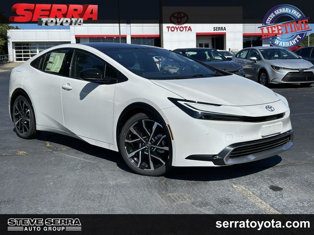 Pearl 2026 Toyota Prius Plug-In Hybrid Hatchback Front-Wheel Drive Continuously Variable Transmission