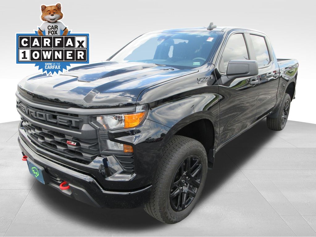 Black 2024 Chevrolet Silverado 1500 Pickup Truck Four-Wheel Drive 8-Speed Automatic