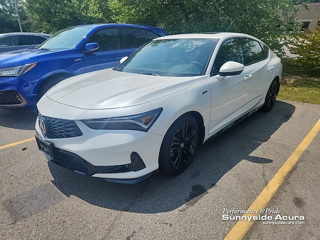 Platinum White Pearl 2026 Acura Integra Sedan Front-Wheel Drive Continuously Variable Transmission