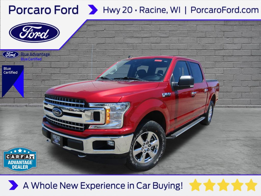 Rapid Red Metallic Tinted Clearcoat 2020 Ford F-150 Pickup Truck Four-Wheel Drive Automatic