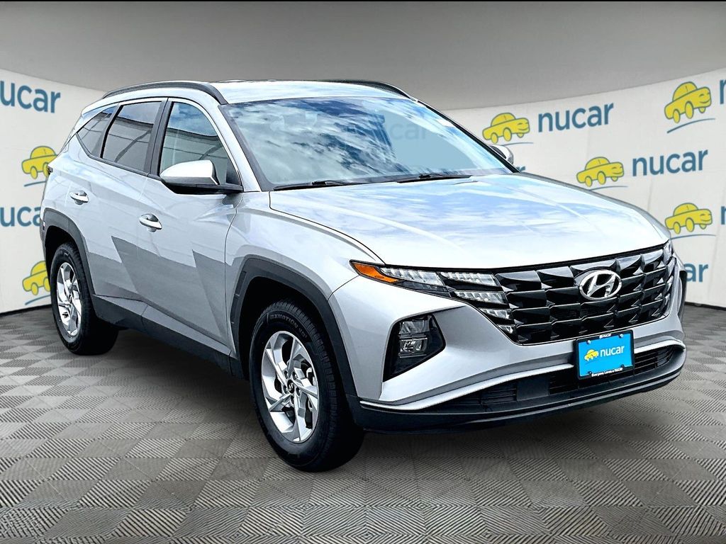 Shimmering Silver 2024 Hyundai Tucson SUV / Crossover All-Wheel Drive 8-Speed Automatic