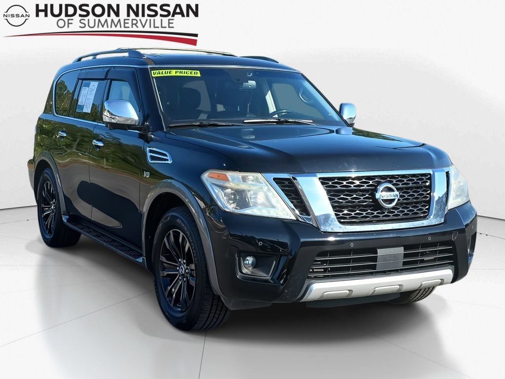 2017 Super Black Nissan Armada Platinum SUV
