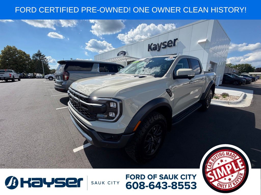 Desert Sand 2025 Ford Ranger Pickup Truck Four-Wheel Drive Automatic