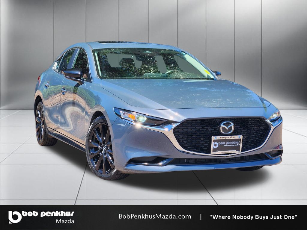 Polymetal Gray Metallic 2025 Mazda MAZDA3 Sedan All-Wheel Drive 6-Speed Automatic