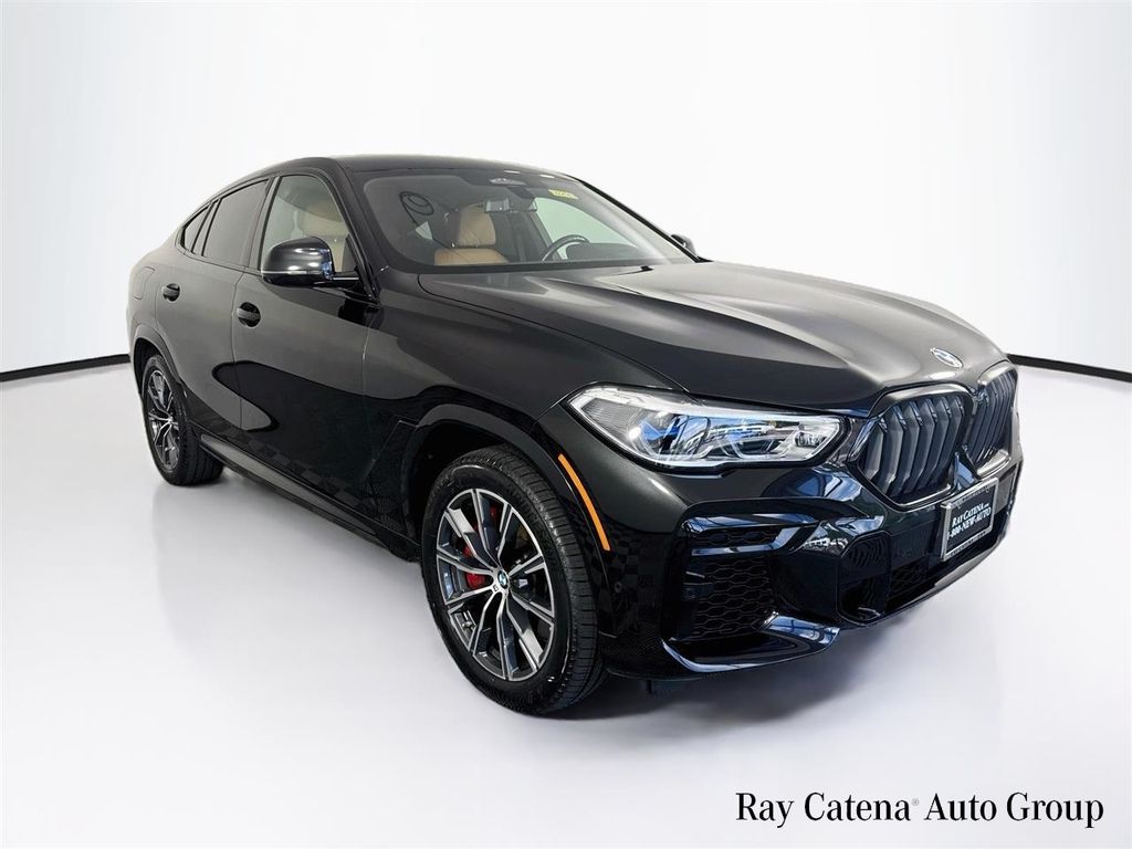 Black Sapphire Metallic 2023 BMW X6 SUV / Crossover All-Wheel Drive 8-Speed Automatic
