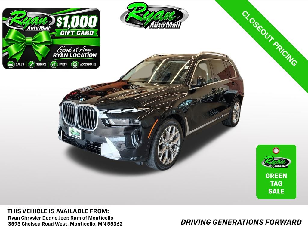 Black Sapphire Metallic 2023 BMW X7 SUV / Crossover All-Wheel Drive 8-Speed Automatic