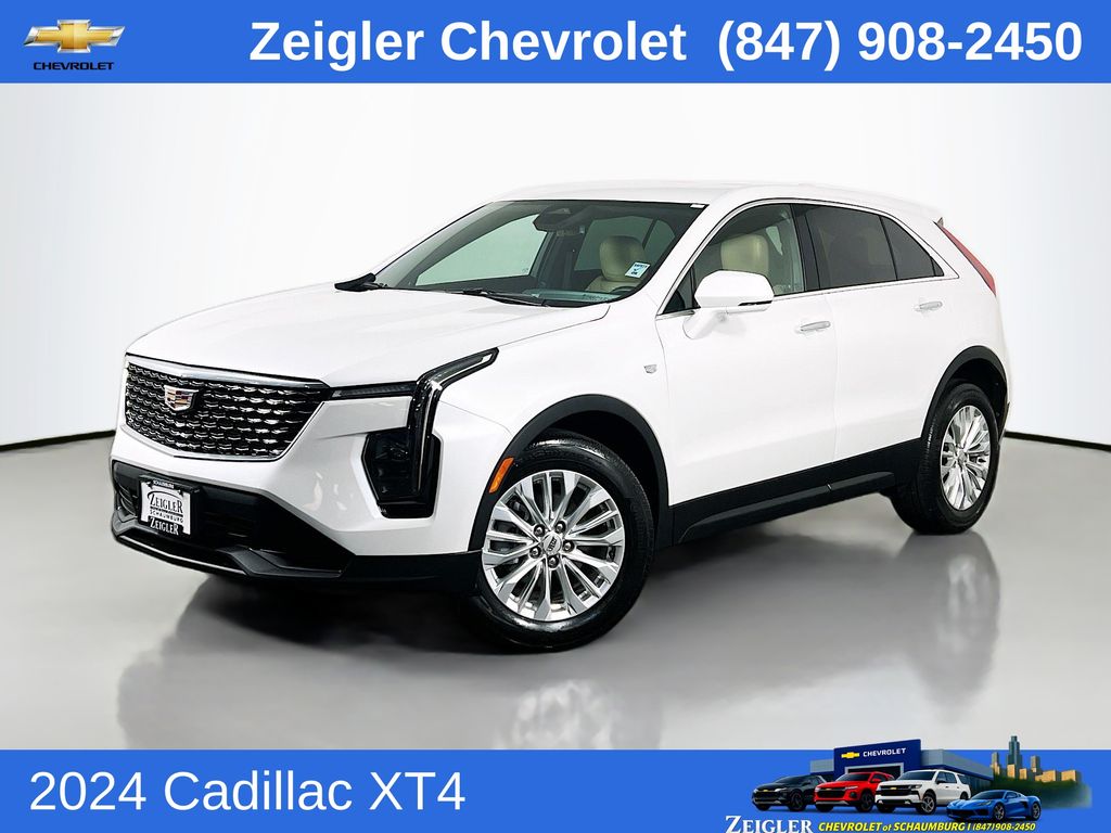 White 2024 Cadillac XT4 Luxury FWD SUV / Crossover Front-Wheel Drive 9-Speed Automatic