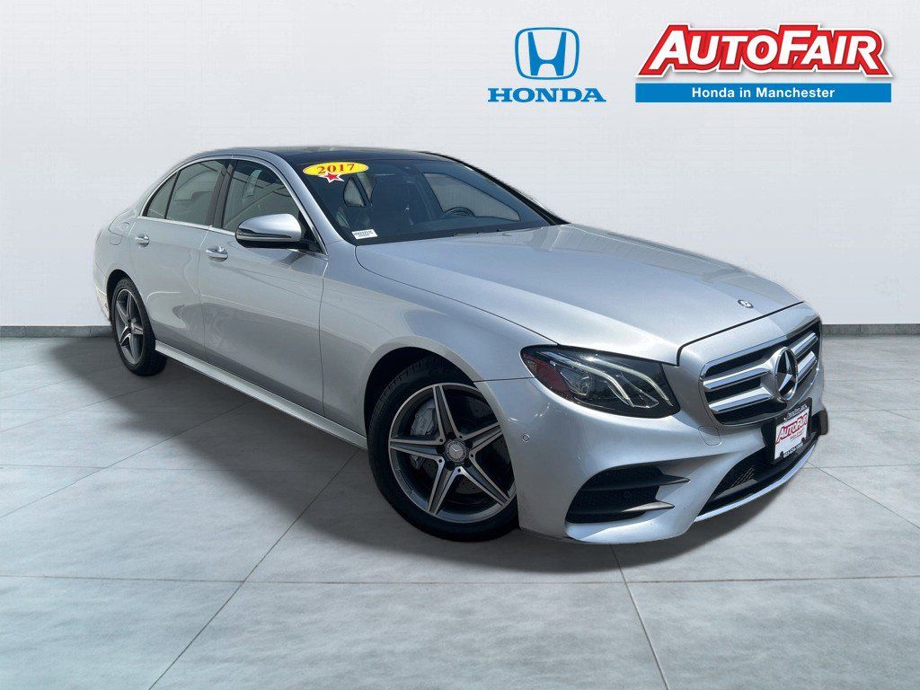 Iridium Silver Metallic 2017 Mercedes-Benz E-Class E 300 4MATIC Sedan All-Wheel Drive 9-Speed Automatic