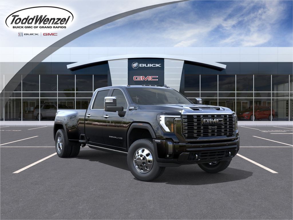 Onyx Black 2026 GMC Sierra 3500HD Denali Ultimate Crew Cab 4WD Pickup Truck Four-Wheel Drive Automatic