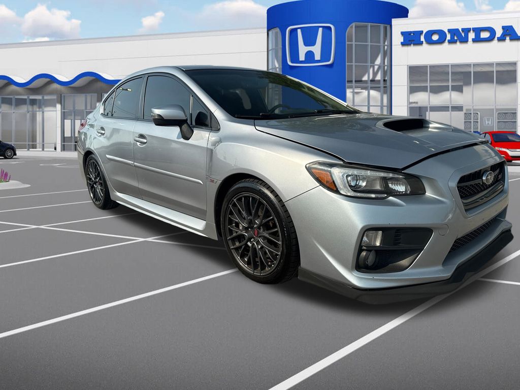 Ice Silver Metallic 2017 Subaru WRX STI AWD Sedan All-Wheel Drive 6-Speed Manual