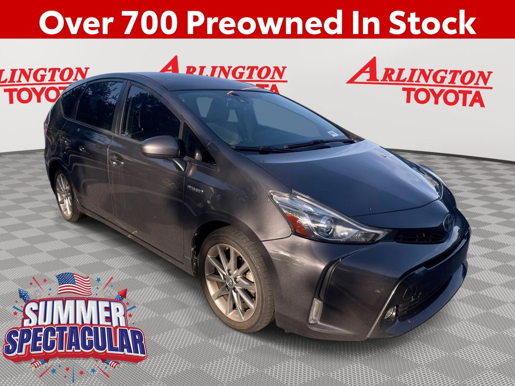 Magnetic Gray Metallic 2017 Toyota Prius v Wagon Front-Wheel Drive Continuously Variable Transmission