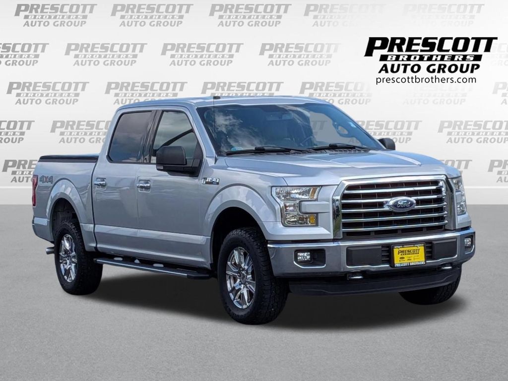 Ingot Silver 2016 Ford F-150 Pickup Truck Four-Wheel Drive 6-Speed Automatic