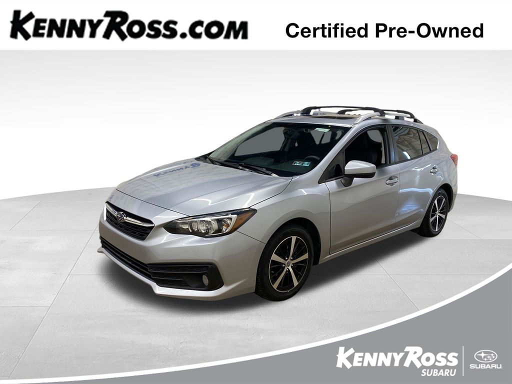 Ice Silver Metallic 2023 Subaru Impreza Premium Wagon AWD Wagon All-Wheel Drive Continuously Variable Transmission