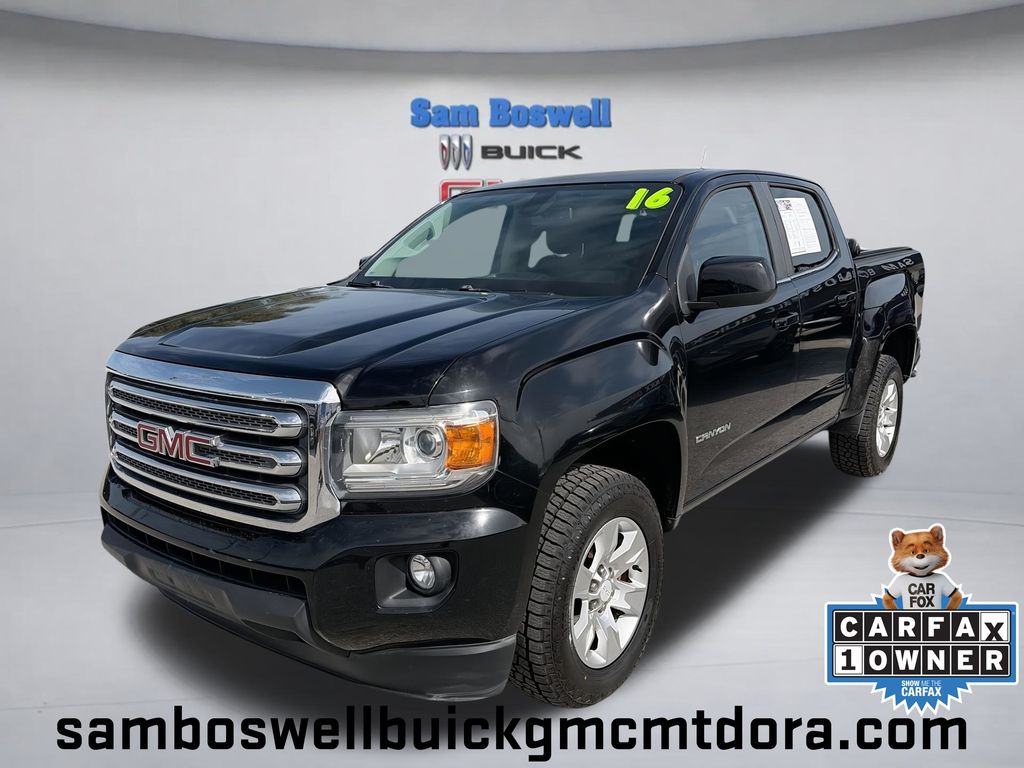 Onyx Black 2016 GMC Canyon Pickup Truck 4X2 6-Speed Automatic